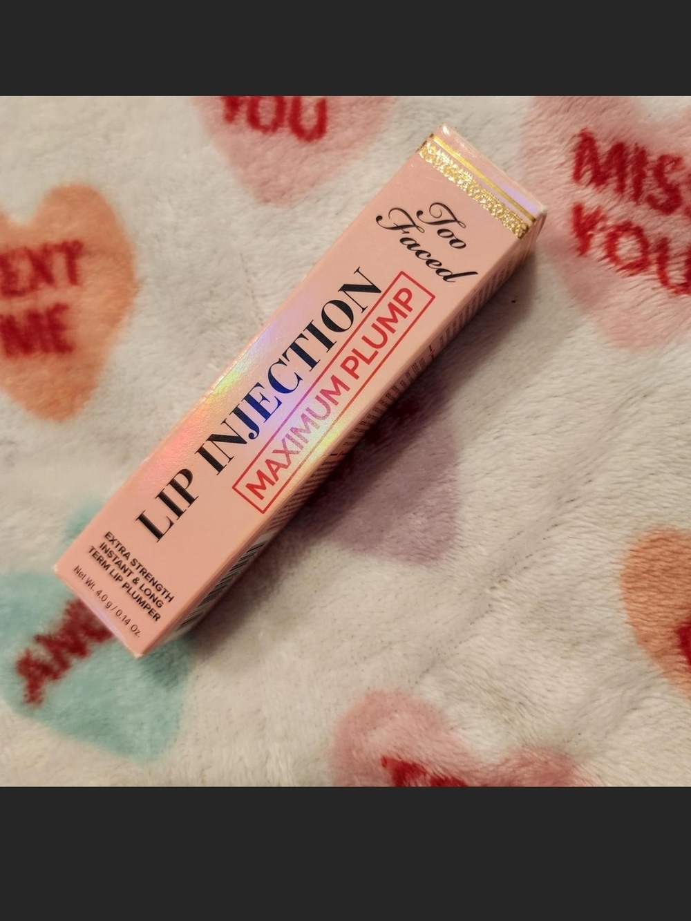 Too Faced Lip Injection Maximum Plump - Light Pink Box